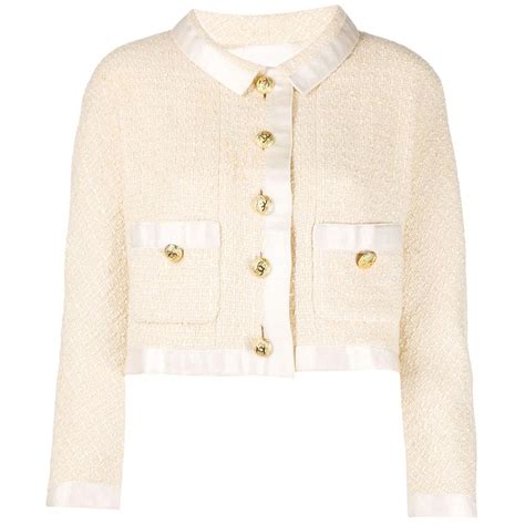 chanel style cropped jacket.